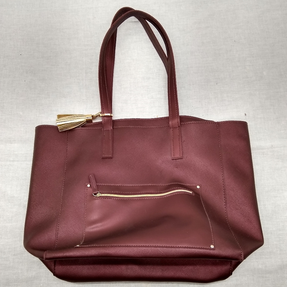 Bath and Body Works Wine/Purple Tote | Large